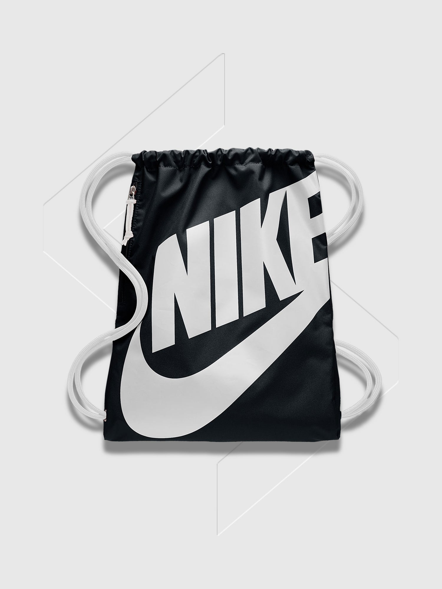 Nike Heritage Gymsac Black/White from Saxumo