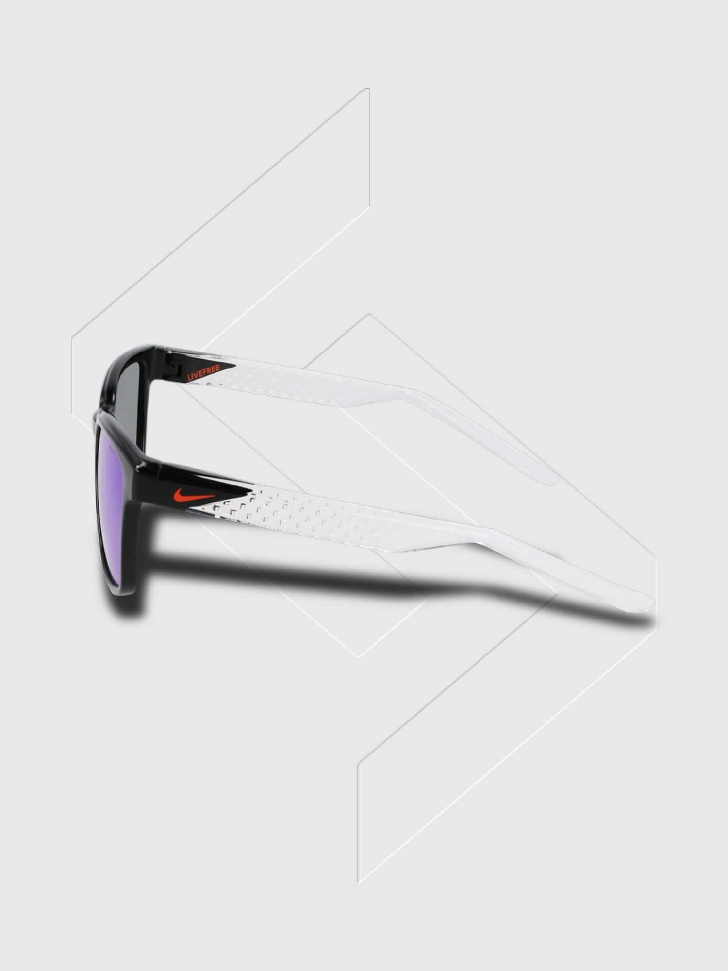 Nike Livefree Iconic Performance Glasses Black/Grey from Saxumo