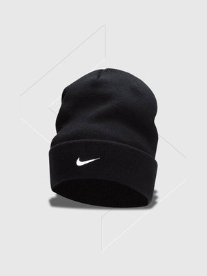 Nike Peak Beanie Black/Metallic Silver from Saxumo