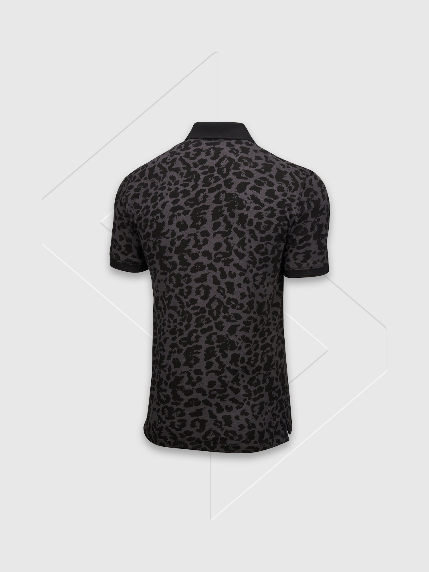 Nike Polo Primal Print slim Black from Saxumo