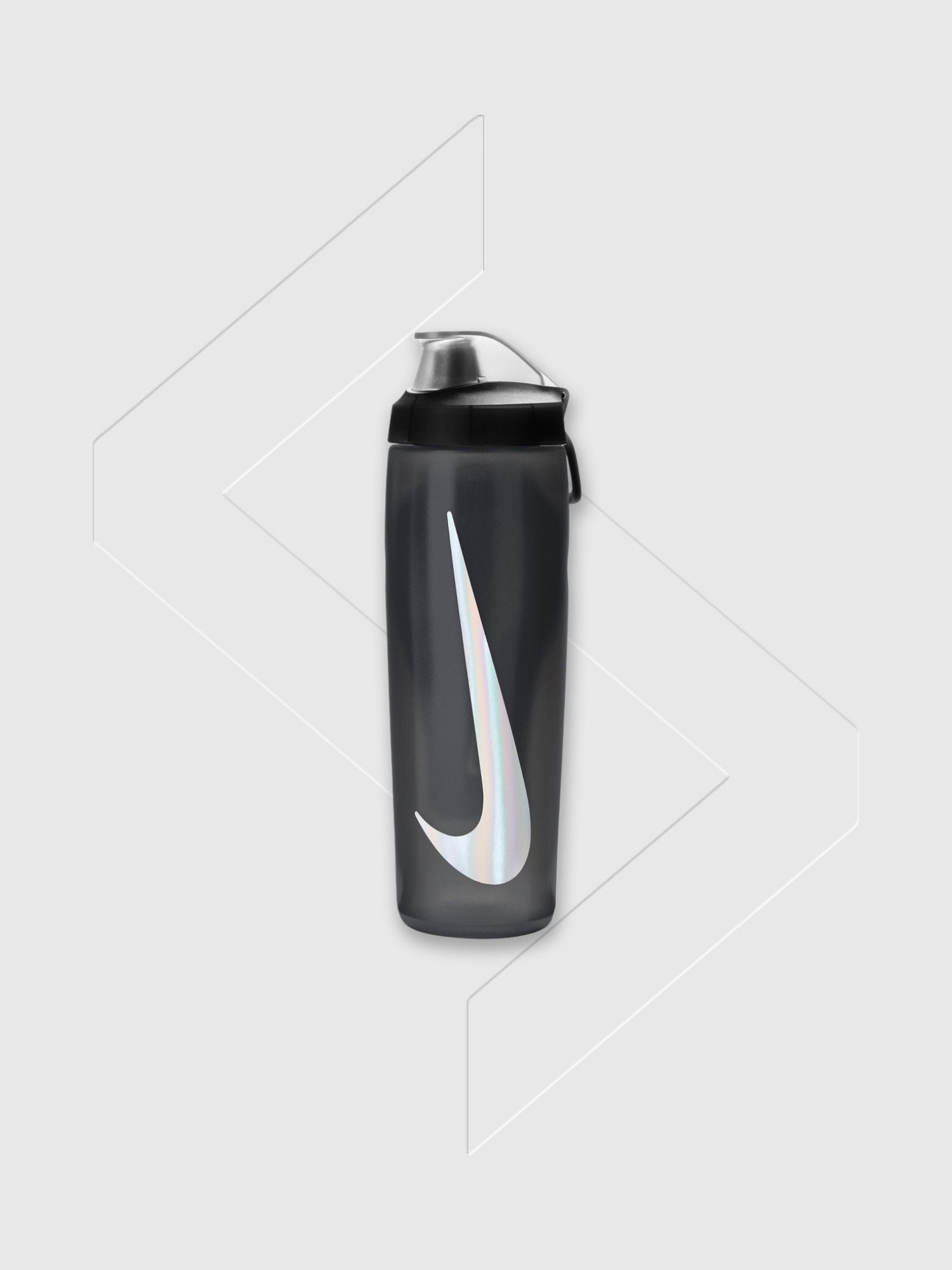Nike Refuel Bottle Locking Lid 24 Oz Anthracite/Black/Silver Iridescent from Saxumo.com