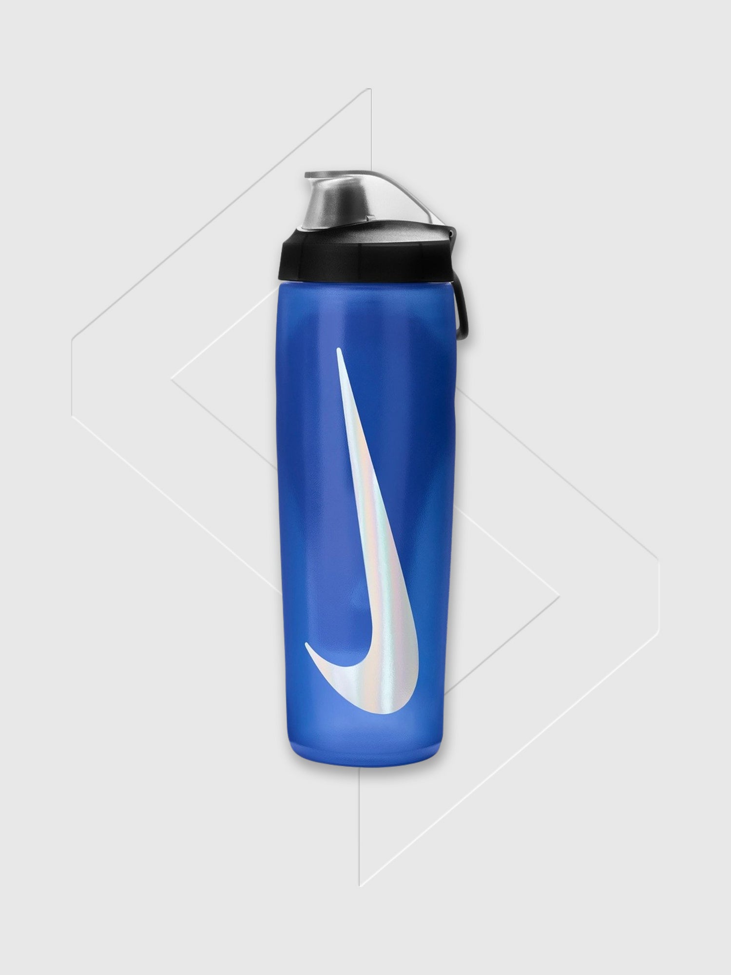 Nike Refuel Bottle Locking Lid 24 Oz Blue/Black/Silver from Saxumo.com