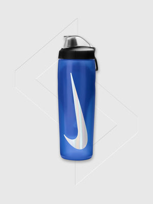 Nike Refuel Bottle Locking Lid 24 Oz Blue/Black/Silver from Saxumo.com