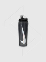 Nike Refuel Bottle Locking Lid 32 Oz Grey/Black/Silver
