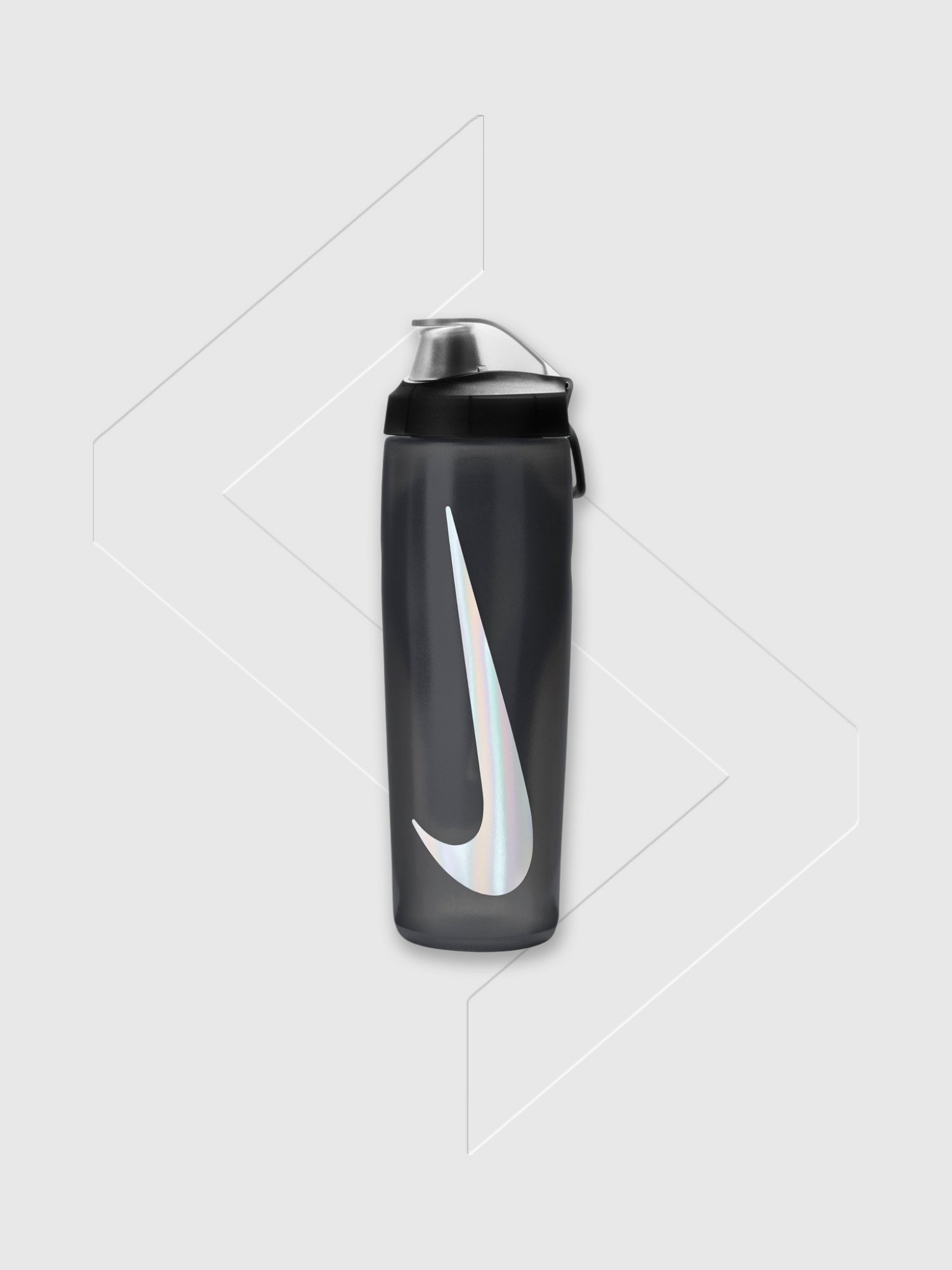 Nike Refuel Bottle Locking Lid 32 Oz Anthracite/Black/Silver Iridescent from Saxumo.com