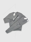 Nike Sportswear Multi Swoosh Graphic Tracksuit Set Grey from Saxumo