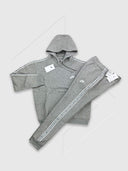 Nike Sportswear Repeat Essential Fleece Hooded Tracksuit Grey from Saxumo