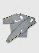 Nike Sportwear Crew Neck Air Tracksuit Set Grey/ Volt from Saxumo