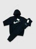 Nike Standard Issue Sportswear Tracksuit Set Black/Blue