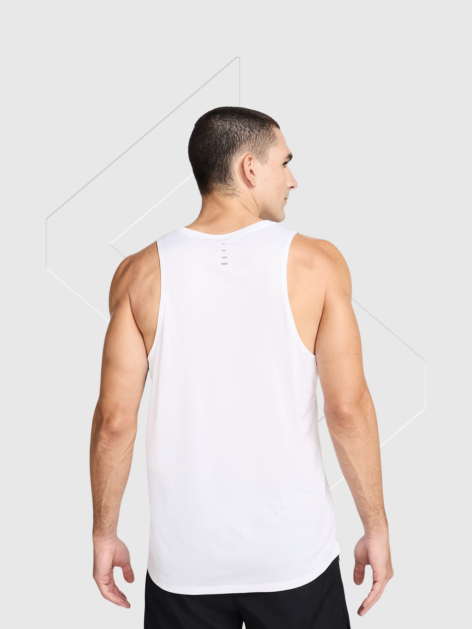 Nike Stride ADV Stride Dri-Fit Running Vest White from Saxumo