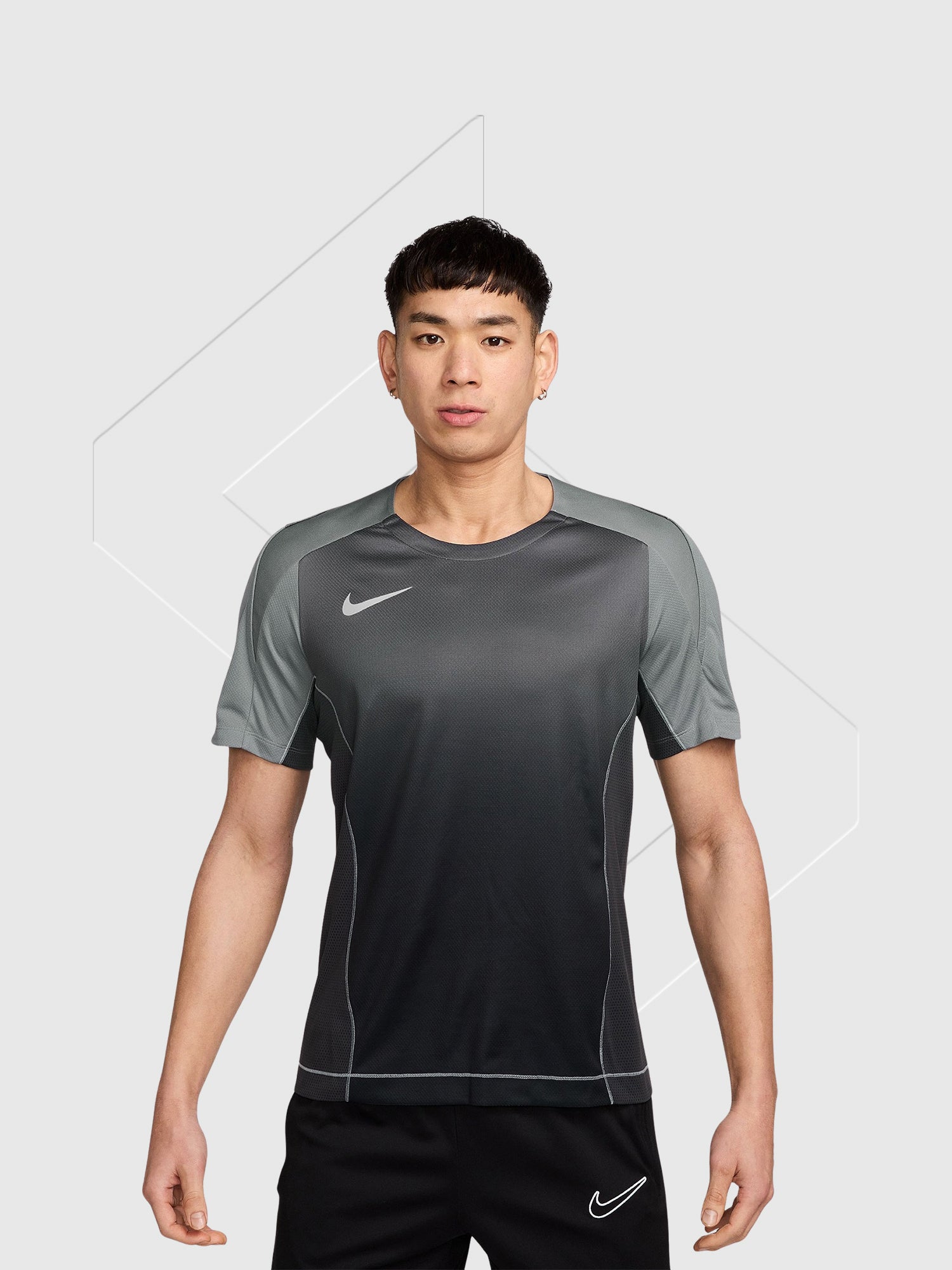 Nike Strike Plus T-shirt Grey/Black from Saxumo