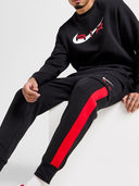 Nike Swoosh Air Crew Neck Tracksuit Set Black/Red from Saxumo
