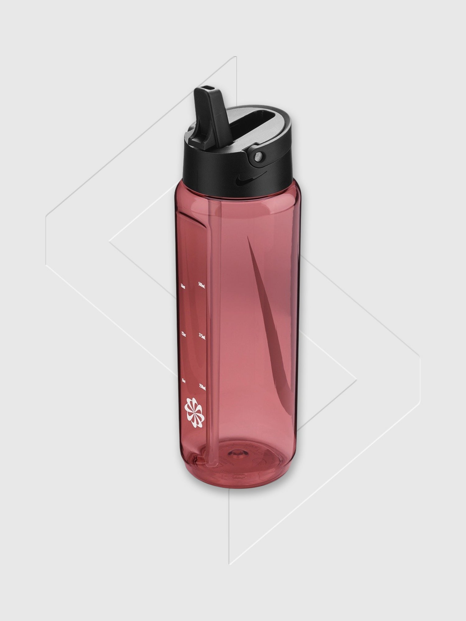 Nike TR Renew Recharge Straw Water Bottle 24 Oz Ember/Black from Saxumo.com