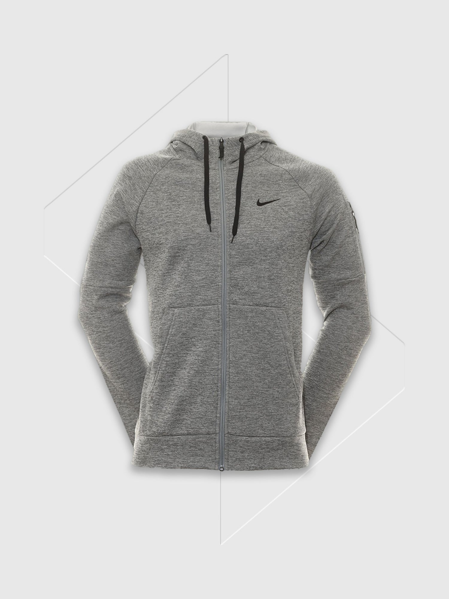 Nike Therma-Fit Full Zip Fleece Jacket Grey from Saxumo