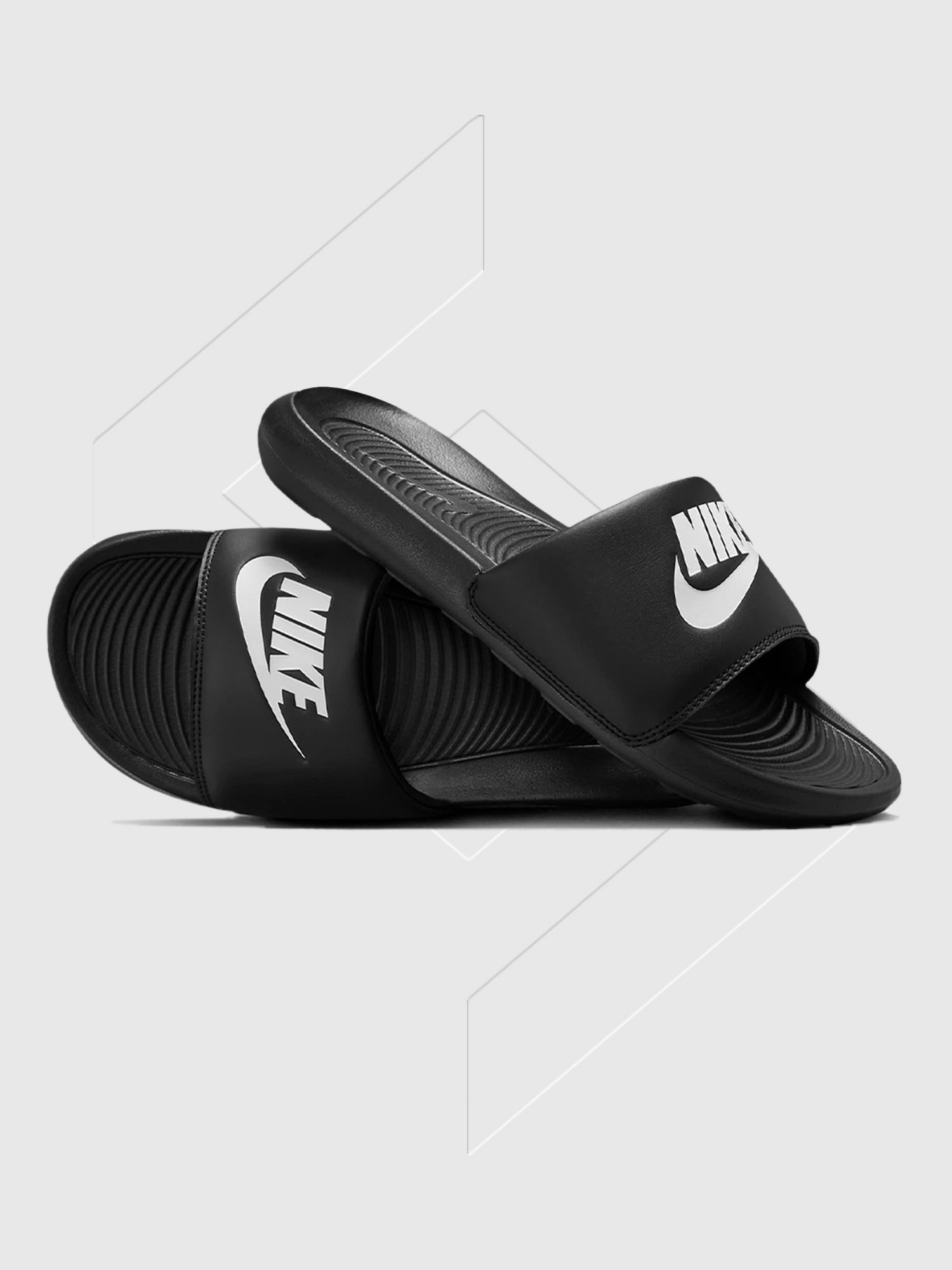 Nike Victori Sliders Black/White