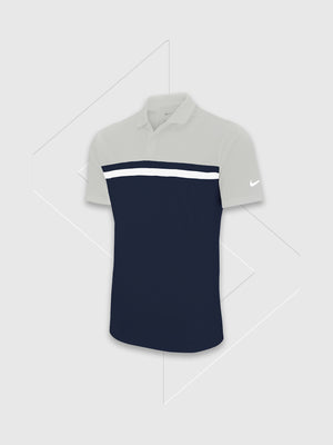 Nike Victory Colour Block Polo Grey/Navy from Saxumo