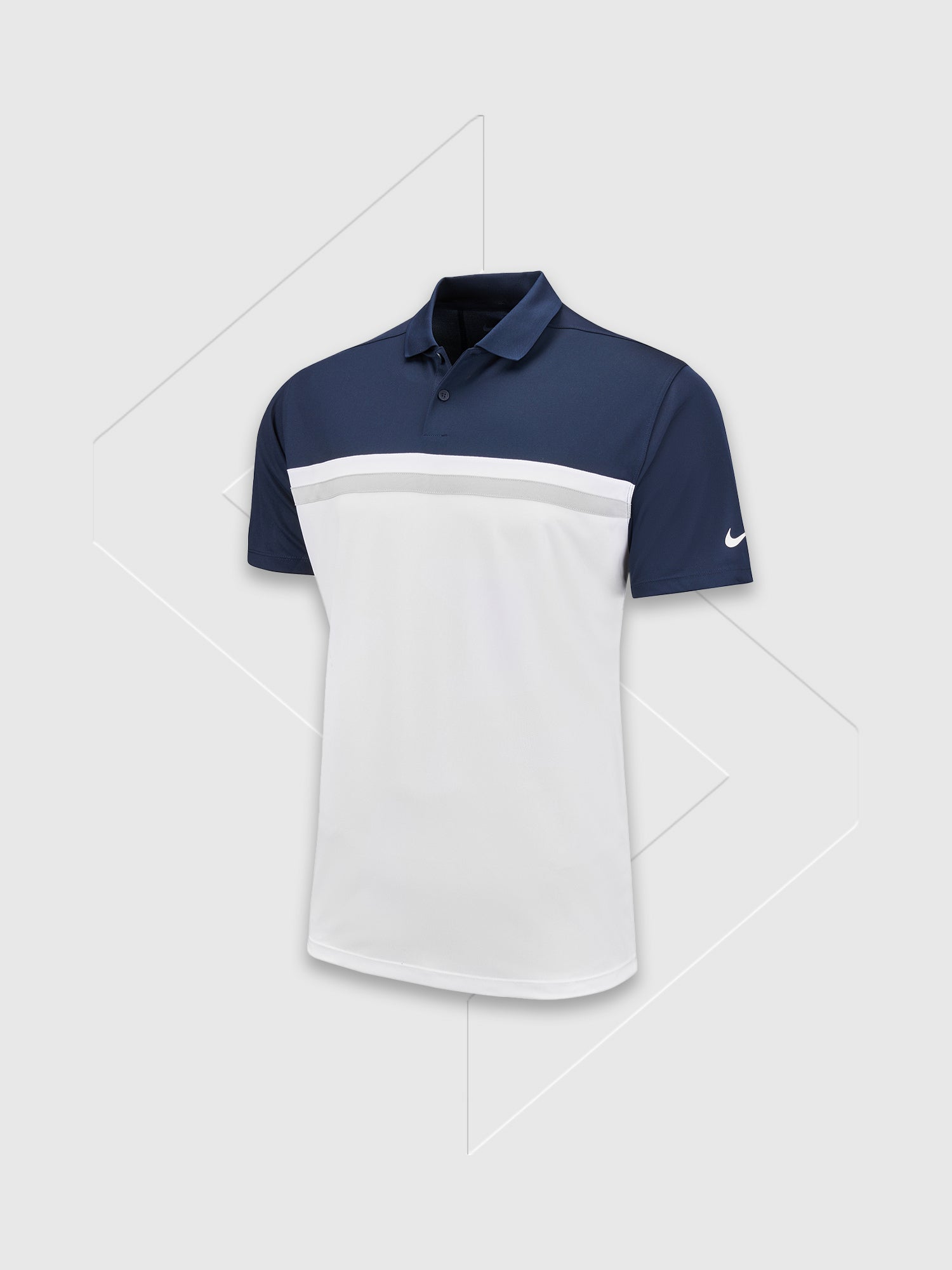 Nike Victory Colour Block Polo Obsidian/White from Saxumo
