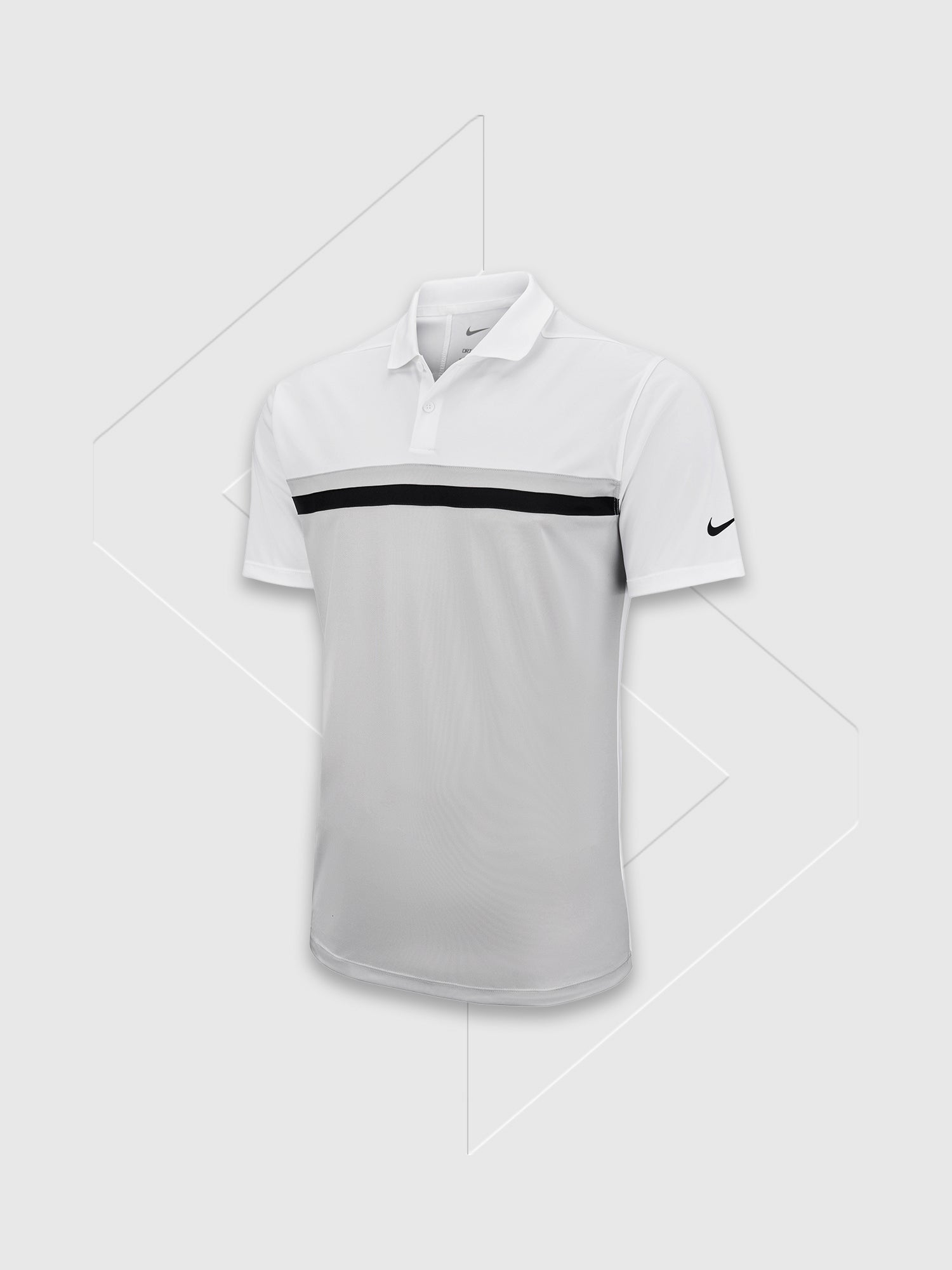 Nike Victory Colour block Polo White/Light Smoke from Saxumo