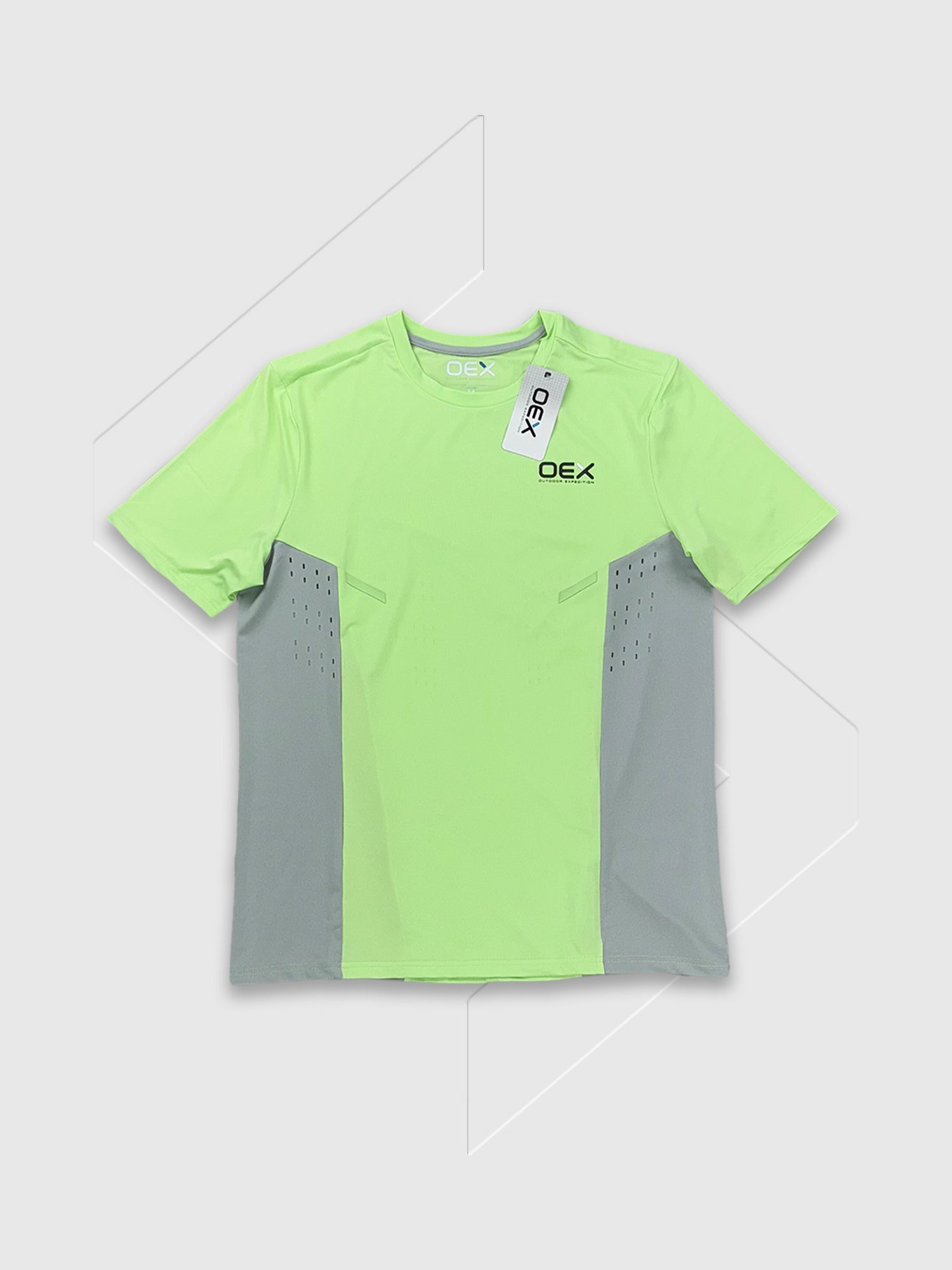 OEX Etrier T-Shirt Lime from Saxumo