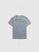 OEX Piton T-Shirt Light Grey from Saxumo