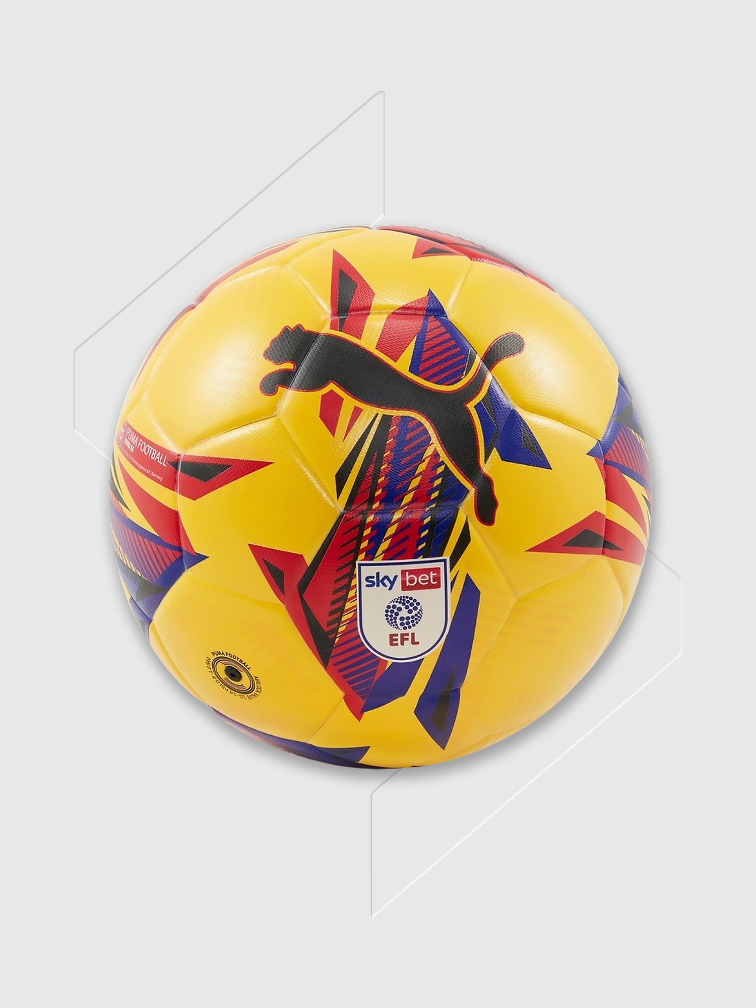 Puma Orbita 3 Sky Bet EFL Football 24/25 Yellow/Red/Blue from Saxumo.com