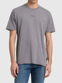 Replay Classic Crew Neck Short Sleeve T-Shirt Lead Grey from Saxumo.com
