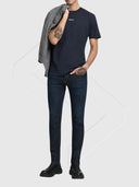 Replay Classic Crew Neck Short Sleeve T-Shirt Night Blue from Saxumo.com