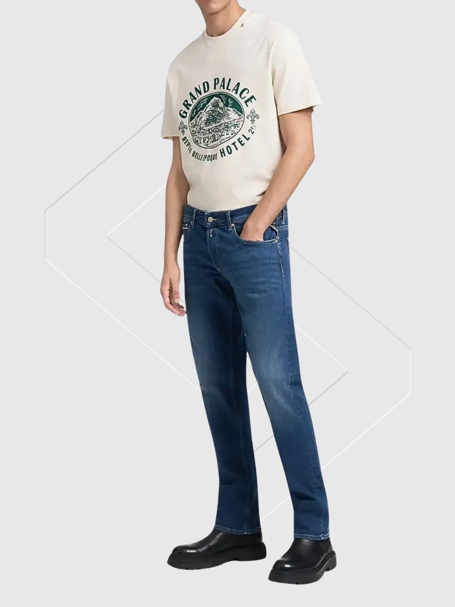 Replay Grover Straight-Fit Jeans from Saxumo.com