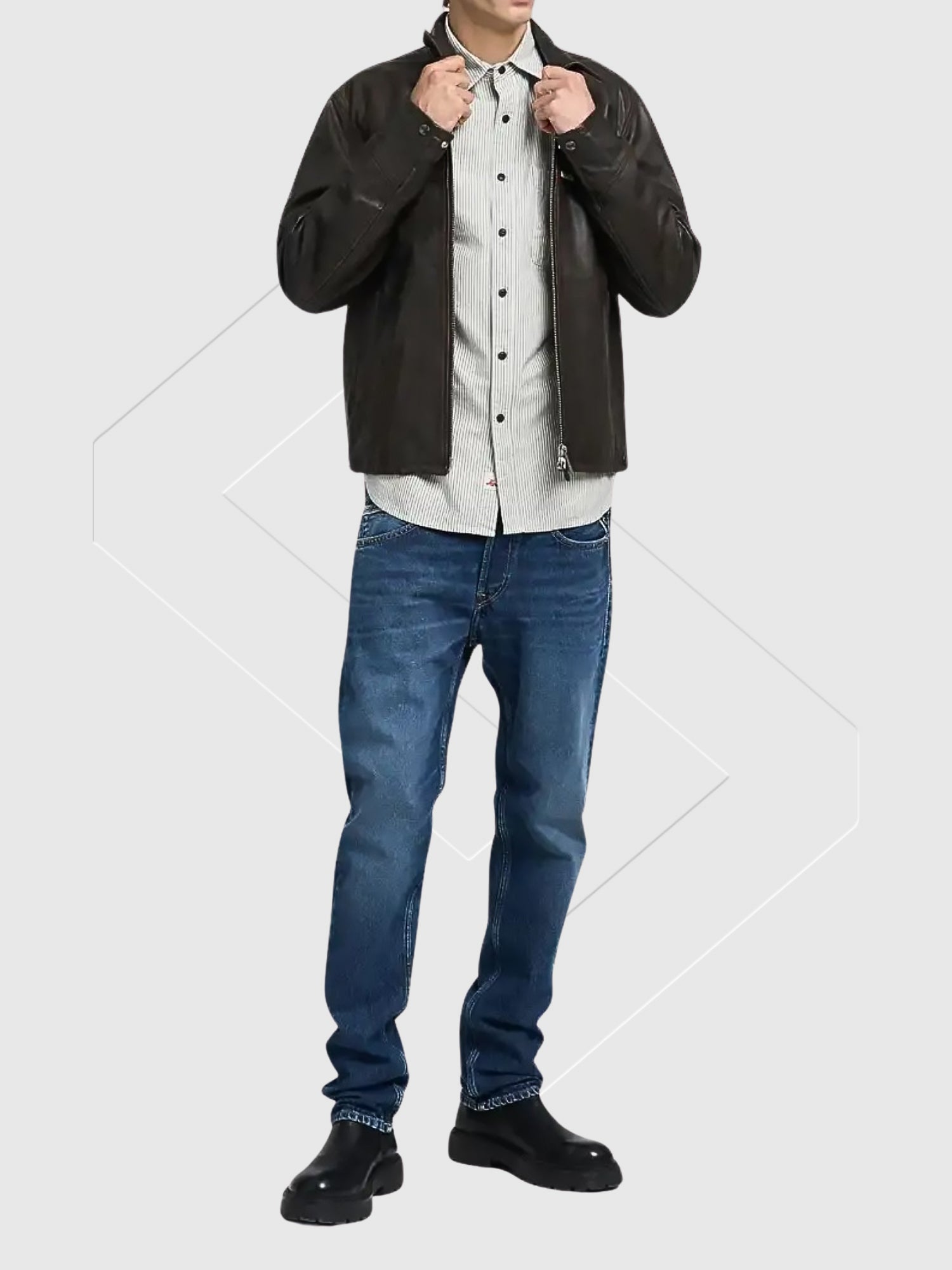 Replay Grover Straight-Fit Jeans from Saxumo.com