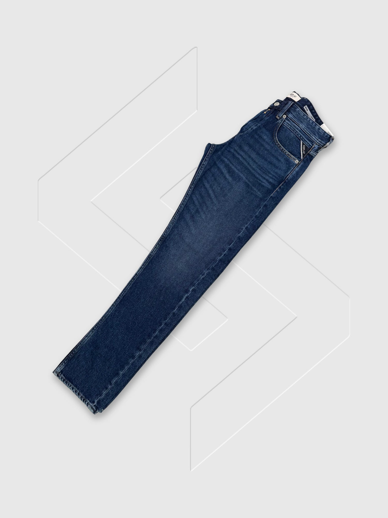 Replay Grover Straight-Fit Jeans Blue from Saxumo.com