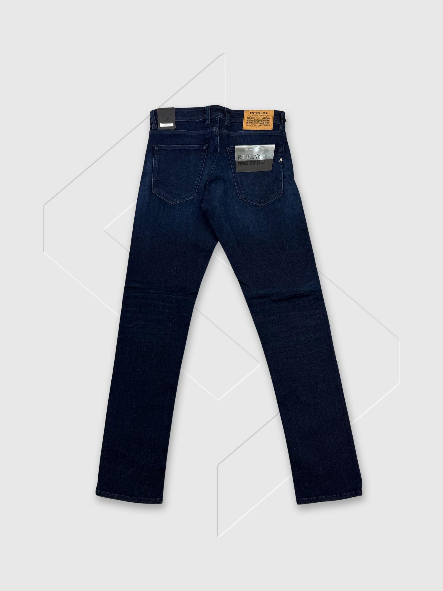 Replay Grover Straight-Fit Jeans Dark Blue from Saxumo.com