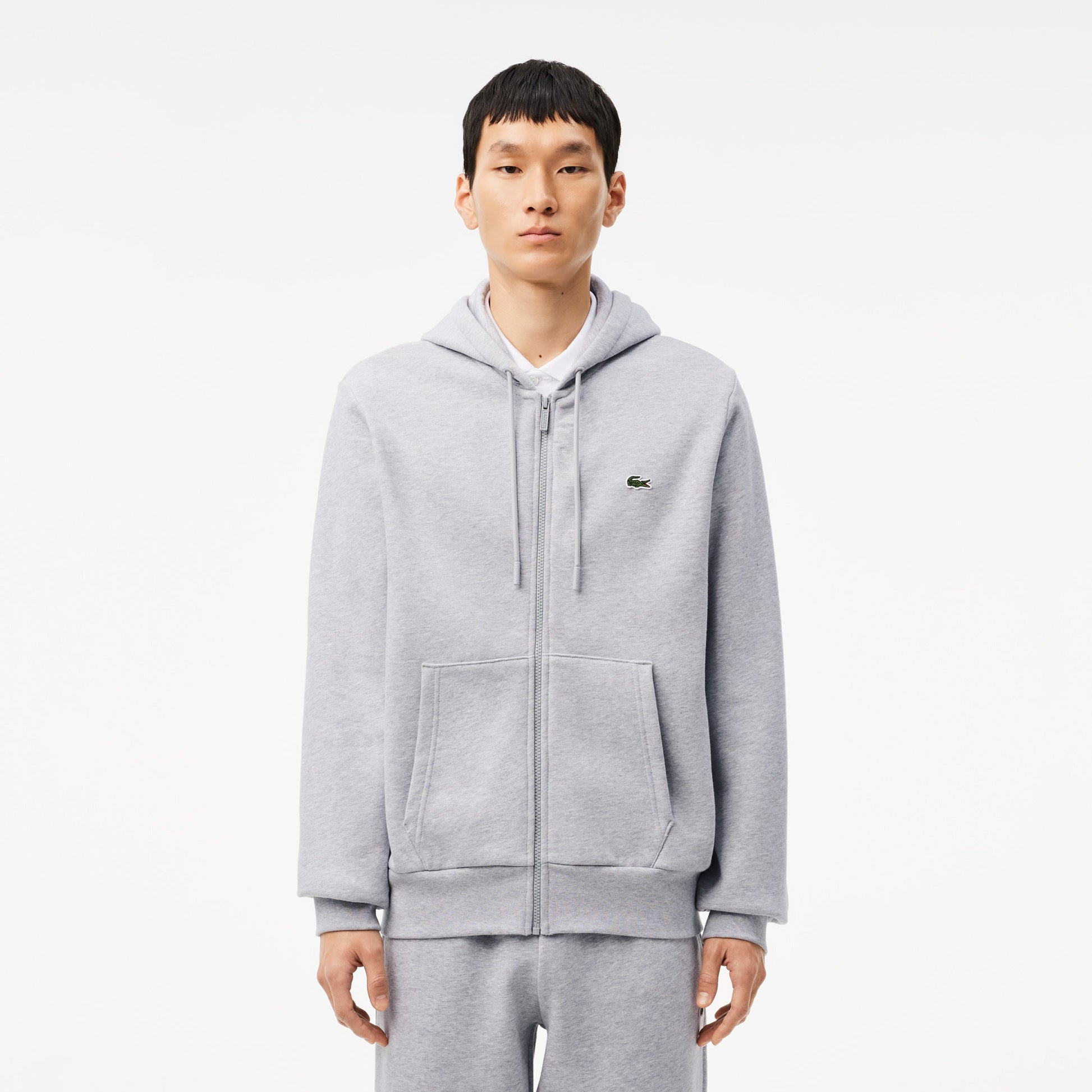 Lacoste Zip Up Fleece Grey from Saxumo