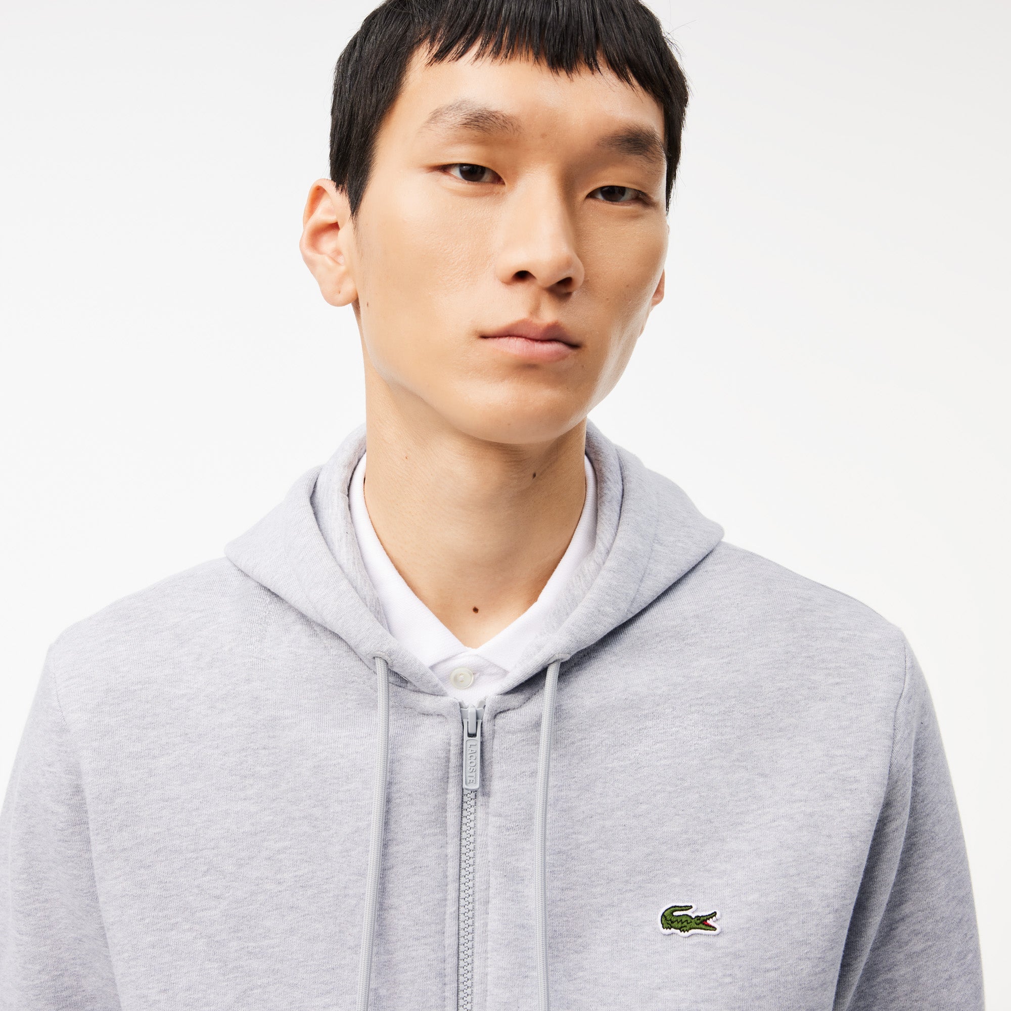Lacoste Zip Up Fleece Grey from Saxumo