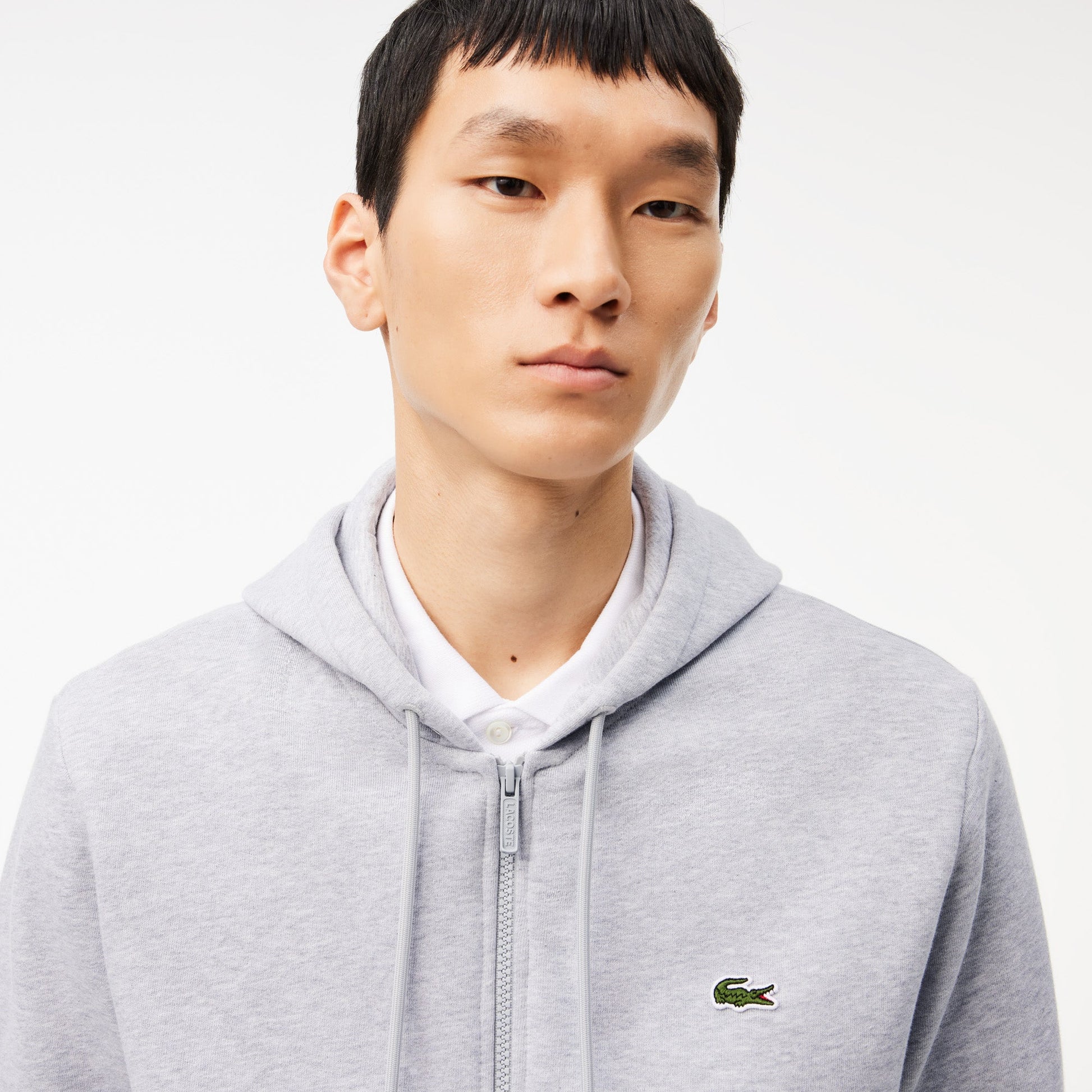 Lacoste Zip Up Fleece Grey from Saxumo