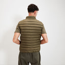 Ellesse Bardy Gilet Zip Jacket Puffer Khaki