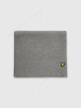 Lyle and Scott Plain Scarf Mid Grey Marl