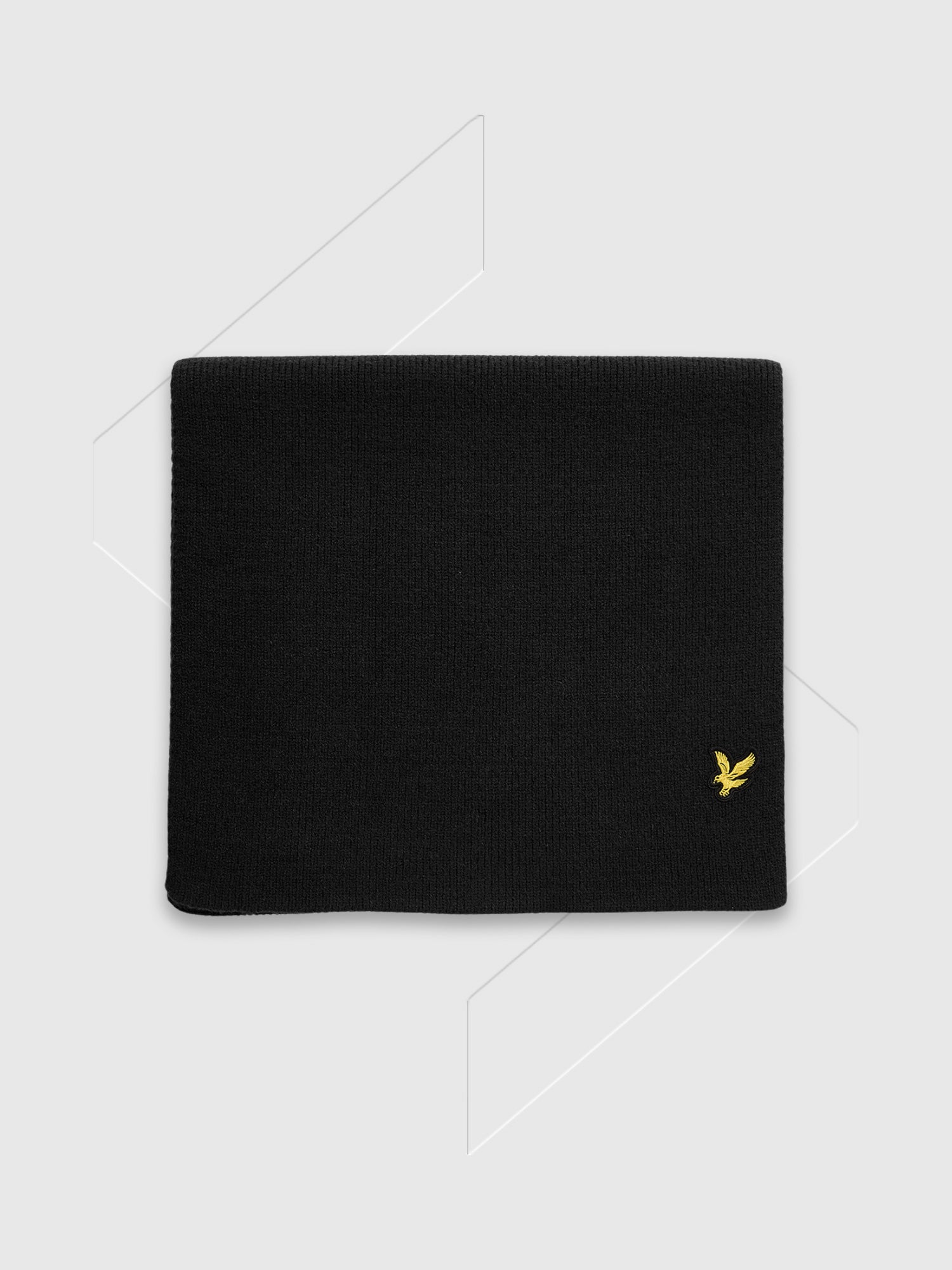 Lyle and Scott Plain Scarf Jet Black from Saxumo.com