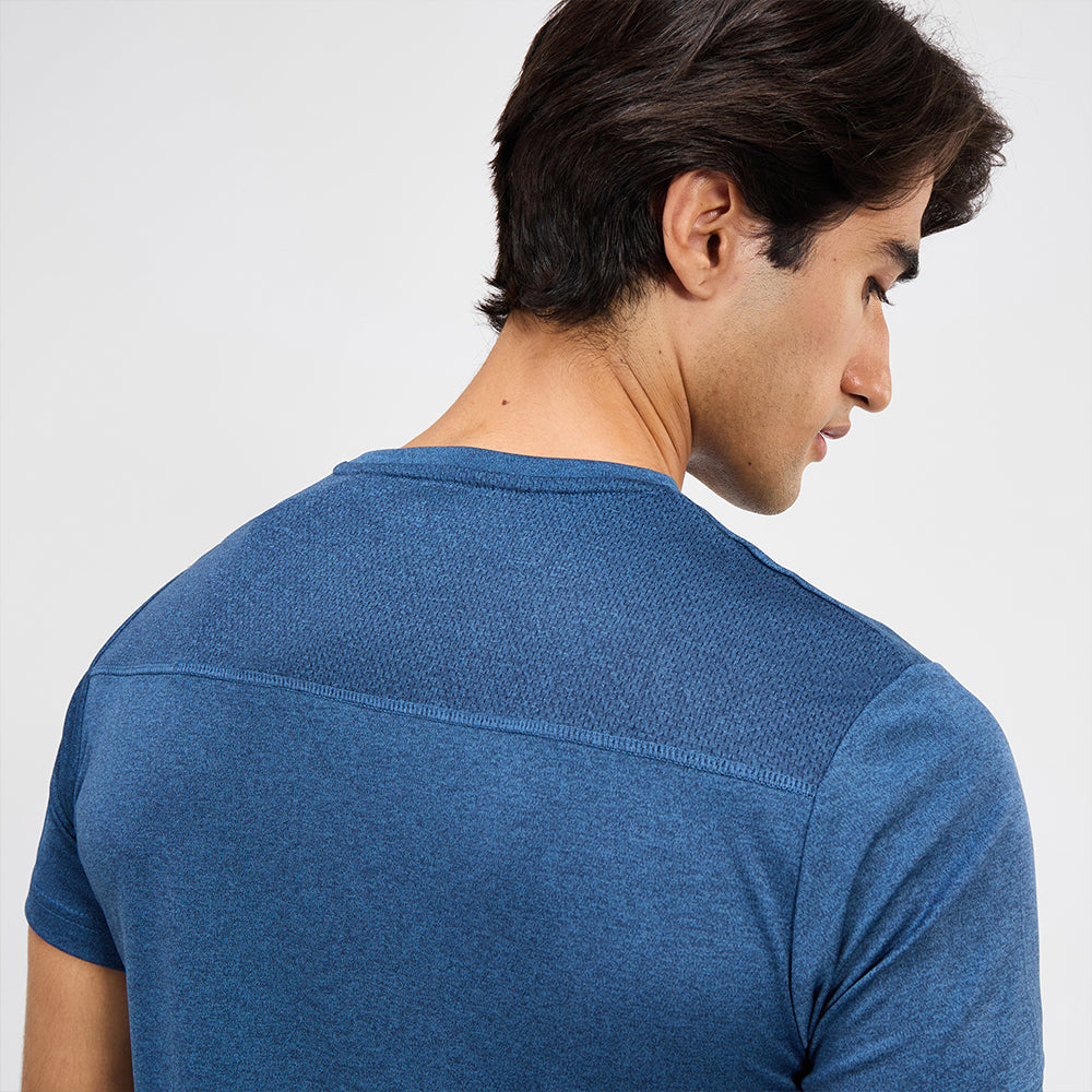 Ellesse Malbe Short Sleeve T-Shirt Navy Marl from Saxumo.com