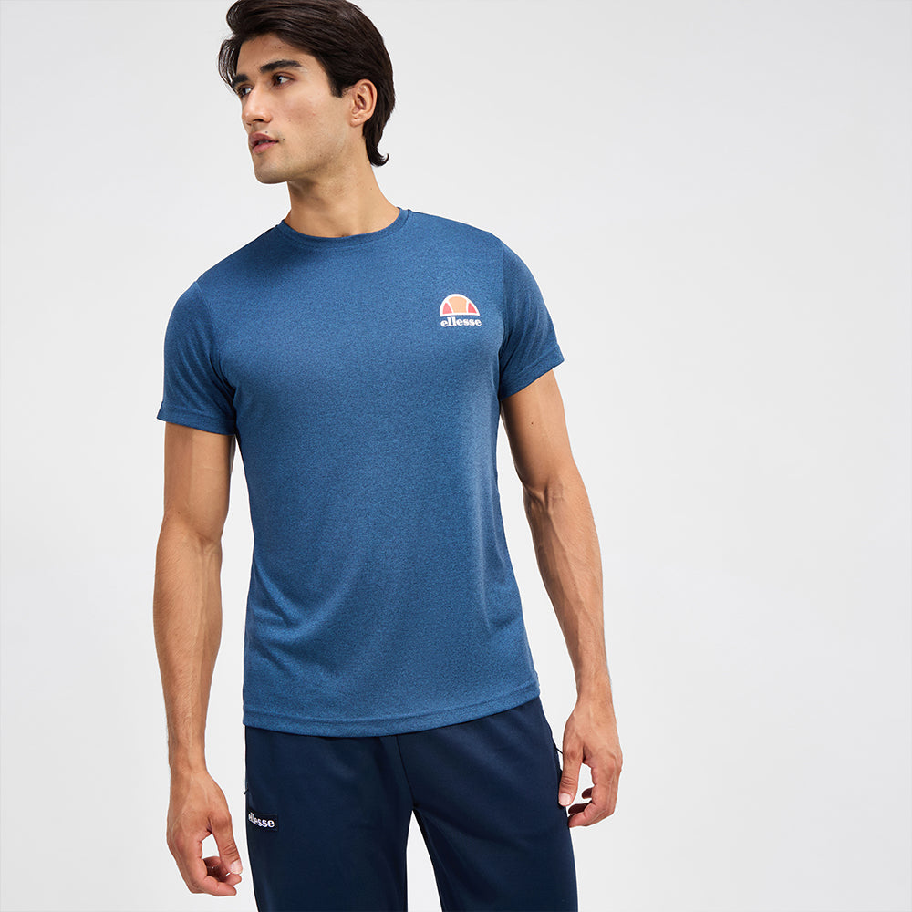 Ellesse Malbe Short Sleeve T-Shirt Navy Marl from Saxumo.com