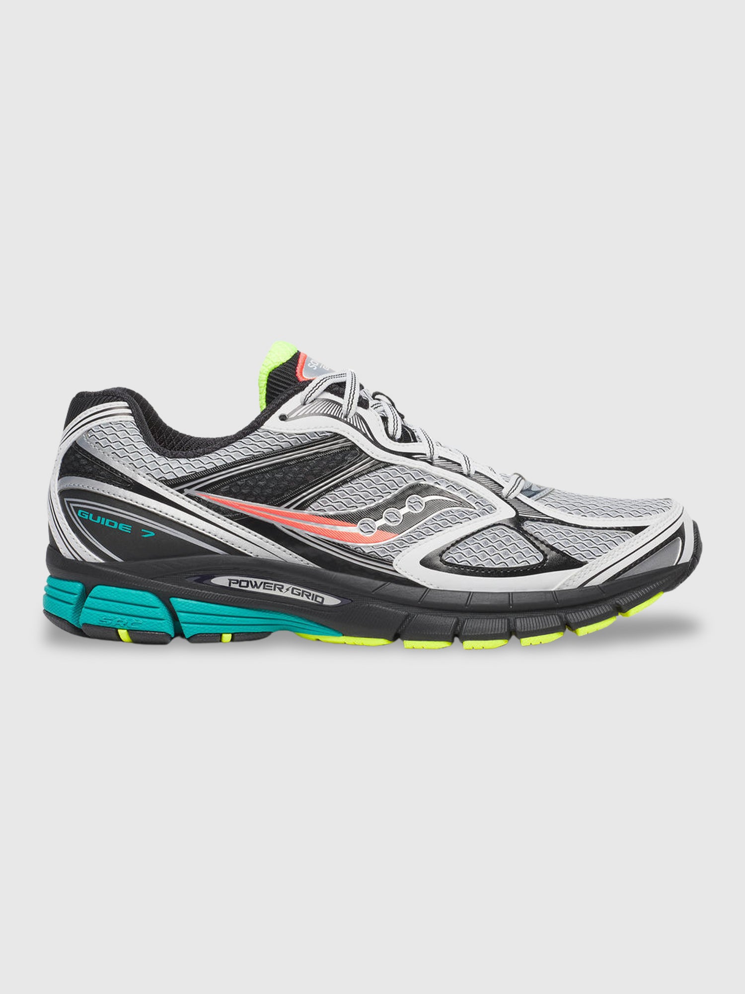 Saucony Progrid Guide 7 White/Teal from Saxumo.com