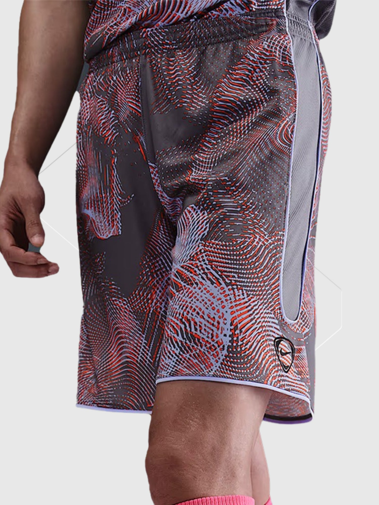 Nike Academy Plus Short Crimson/Grey from Saxumo