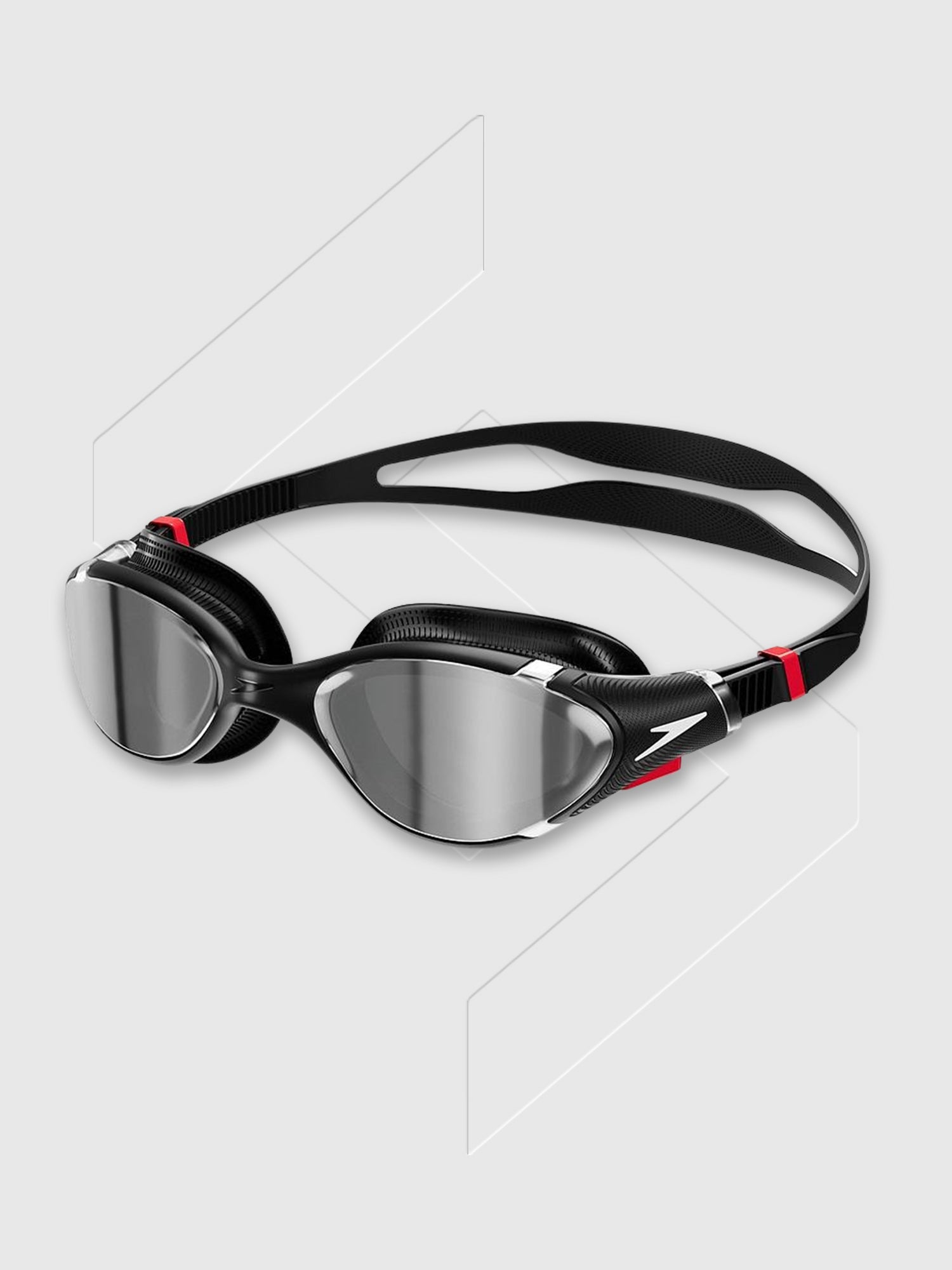 Speedo Biofuse 2.0 Mirror Swimming Goggles Black/Silver from Saxumo.com