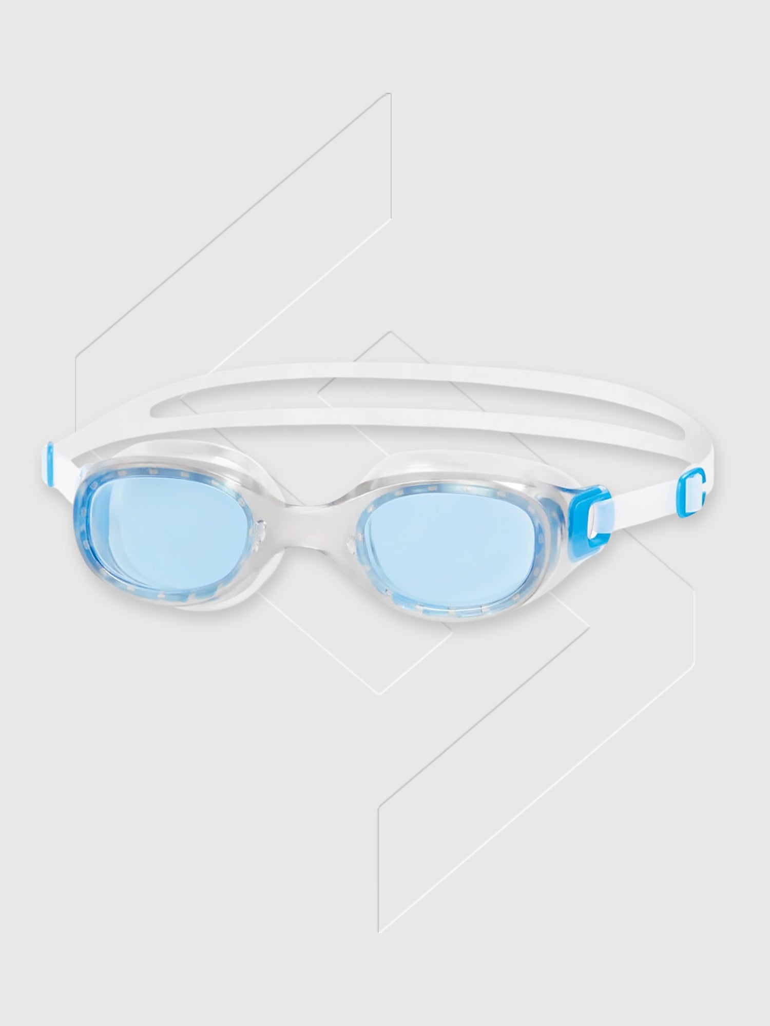 Speedo Futura Classic Swimming Goggles Clear/Blue from Saxumo.com