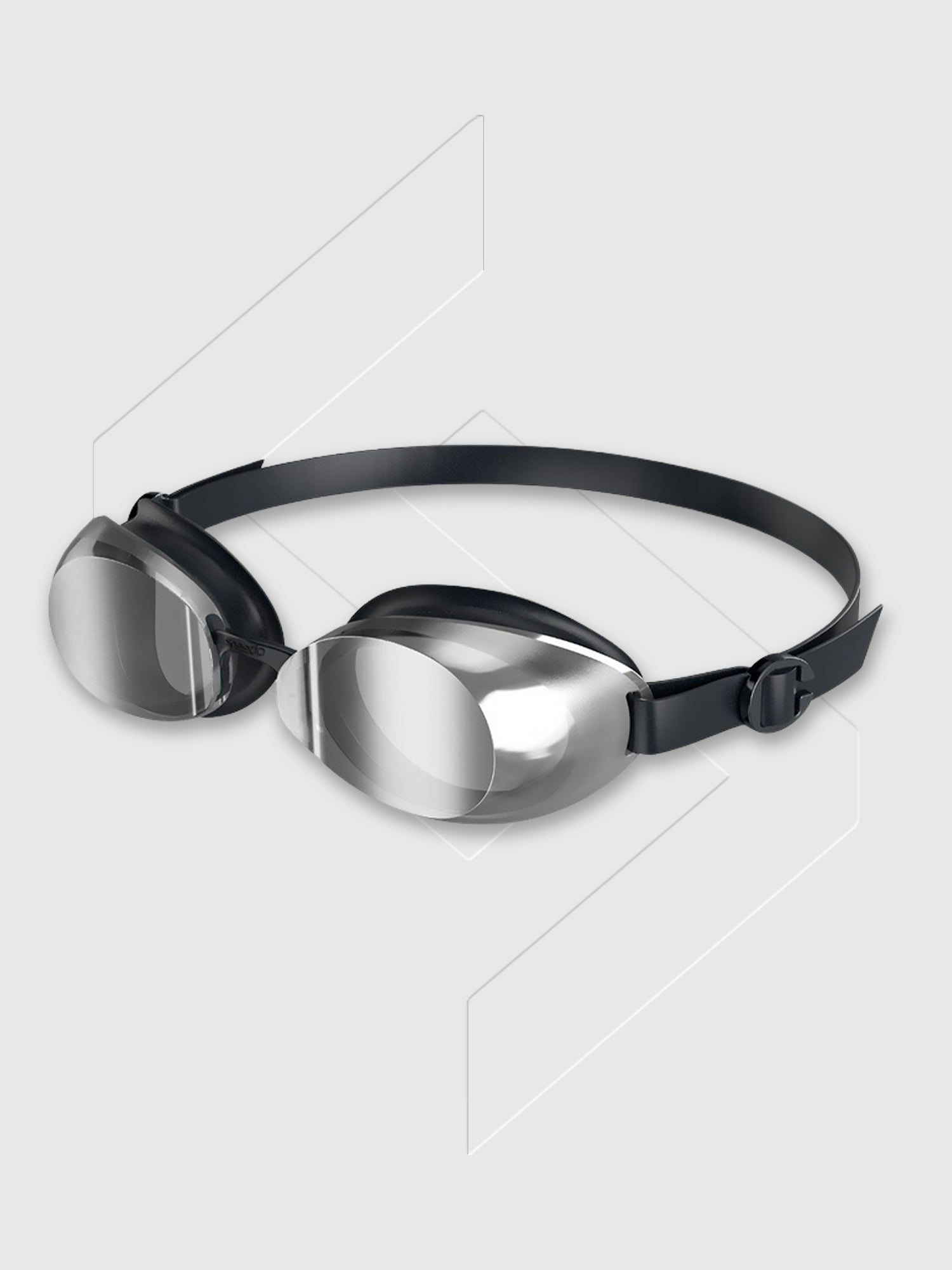 Speedo Jet 2.0 Swimming Goggles Black/Chrome from Saxumo.com