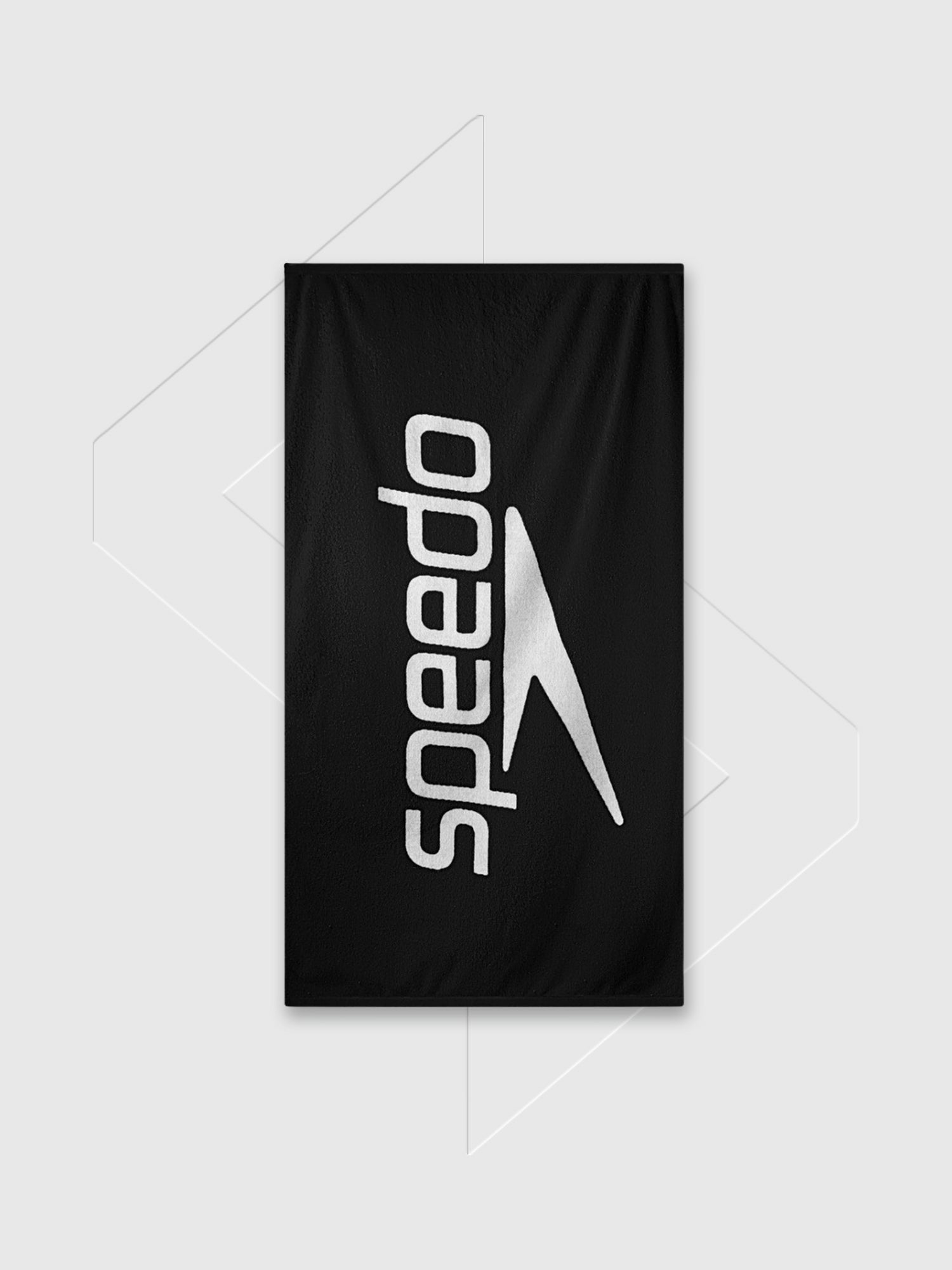 Speedo Logo Swimming Towel Black from Saxumo.com