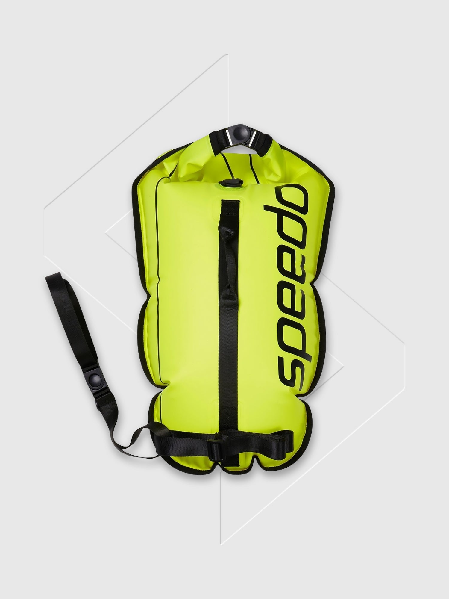 Speedo Open Water Tow Swimming Float Dry Bag Yellow from Saxumo.com