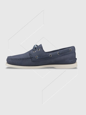 Sperry Authentic 2 Eye Boat Shoe Dark Blue from Saxumo.com