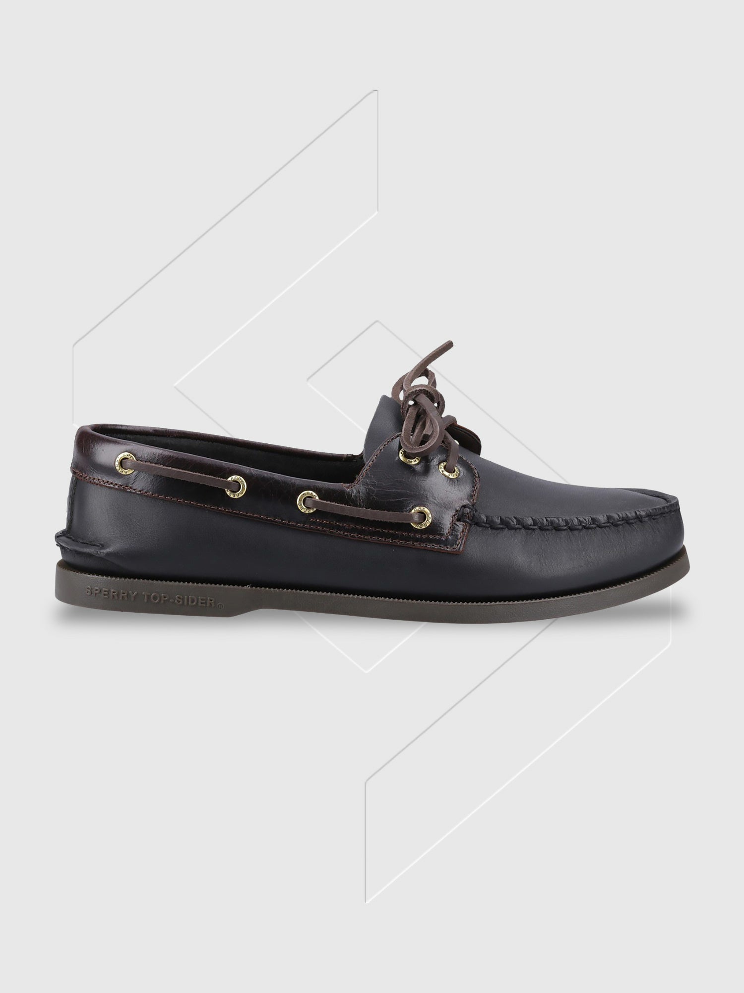 Sperry Authentic 2 Eye Shoe Black from Saxumo.com