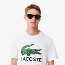 Lacoste Jersey Signature Print T-Shirt White