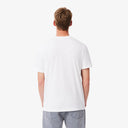 Lacoste Jersey Signature Print T-Shirt White